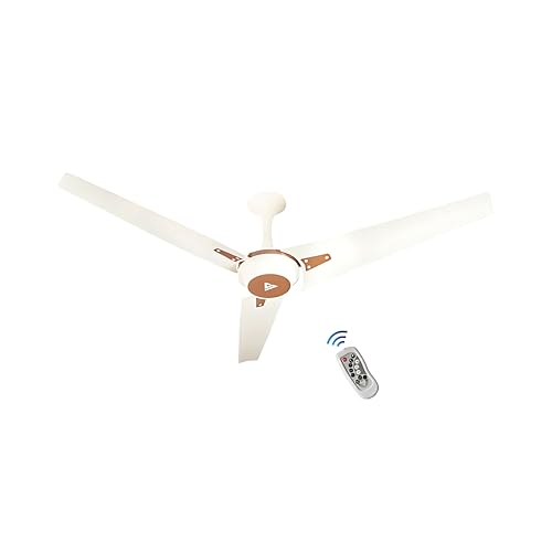 Image of Superfan Super Q 1400 mm (56 Inch) High Flow BLDC Ceiling Fan with Remote | 300 CMM Airflow | 270 CMM @ 30 W | Quiet Energy Efficient Cooling | 5 Year Warranty (Elegance Brown)