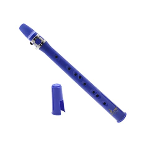 ifundom Blue Mini Saxophone Simple Boys and Girls Sax Resin Beginner-friendly Rhythm Training for Children