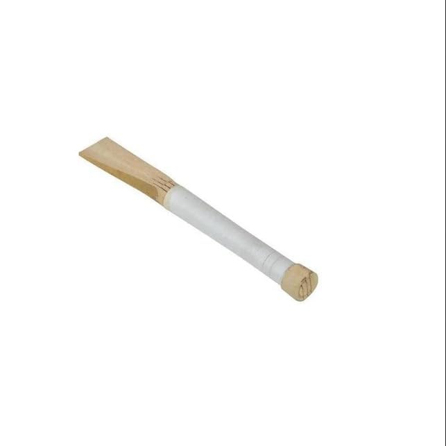 Image of Wood Kashmiri Willow Cricket Bat Handle Replacement Any Cricket Bat Handle (Senior Size, Full Cane, Brown)