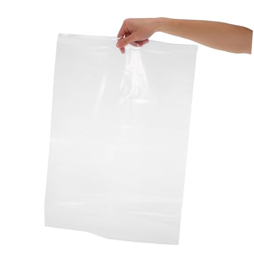 Zerodeko 10Pcs Transparent Plastic Clothing Storage Bags Clear Garment Bags for Sweaters and Closet Organization Zipper Design for Easy Access and Visibility3