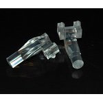515-1038F, LED Light Pipe Round Right Angle Clear Rigid Bulk (50 Items)