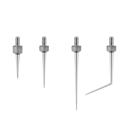 kobeIeen Needle Point for Indicators M 2.5 Thread 0.15mm 0.3mm 1.0mm 1.5mm 2.0mm Diameter Stem