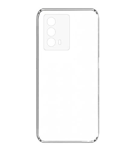 Image of Soft Flexible SiliconeTpu Back Cover Compatible with IQOO Z5 5G, Clear Case