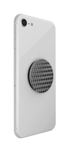 PopSockets Phone Grip with Expanding Kickstand, Adhesive Grip - Carbonite Weave