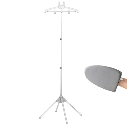 GjnjfdF - Perchero para vaporizador portátil para planchado a vapor - Equipo vertical plegable con planchado para pantalones, vestido camiseta vestidos de novia