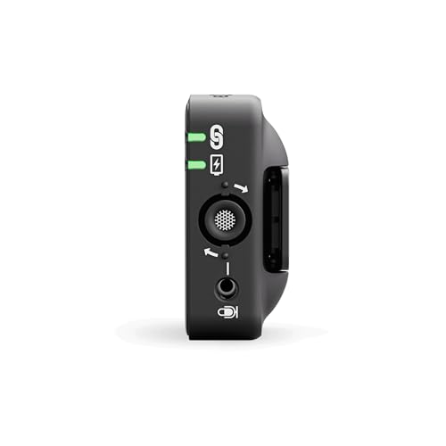 Transmisor inalámbrico Rode Wireless ME TX con adaptador de mano verde Interview GO y cortavientos de espuma — Micrófono clip-on de 24 bits Serie IV para entrevistas, reportajes, cobertura de eventos y bodas miniatura 4