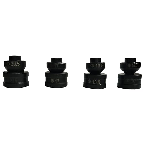LGXEnzhuo CH-60 Punch Die Hydraulic Hole Punching Tool Dies for Puncher 4 Pairs of Dies