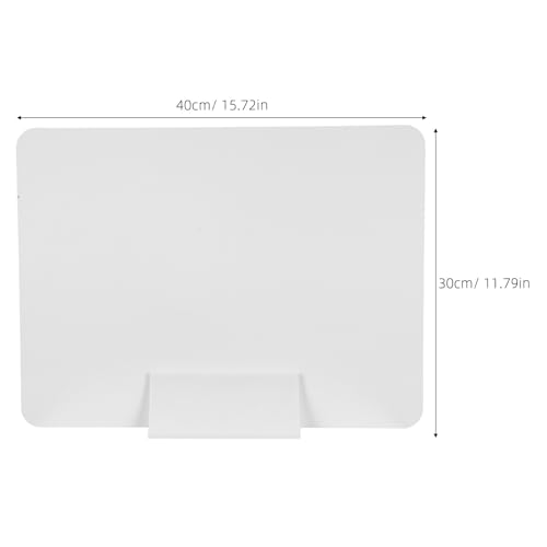 Écran de confidentialité en PVC Alipis pour tables de bibliothèque et classes - 3