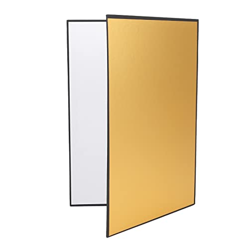 KIMISS A3 Size 3 in 1 Folding Photography Reflector Cardboard - Fotografia a Riflettore della Luce con Superfici Bianche, Nere e Argento - Ritratti e Prodotti Perfetti di Potenziatore della Luce (#1)