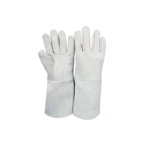 Gants de soudage en cuir isolants hautes températures et toile