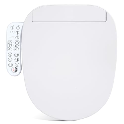 Aquonderful Bidet Toilet Seat, Electric Smart Heated Seat with Slow Closes, Warm Water, Dryer,