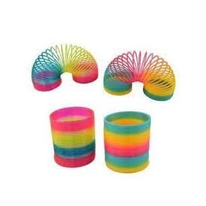 YOOKO (Pack of 1) Best 100% Magic Spring Rainbow Bouncy Expandable Slinky Toys