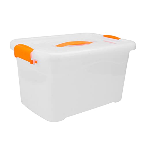 KOMBIUDA Home Storage Case Large Capacity Handheld Storage Box Sturdy Plastic Boys and Girls Organizer