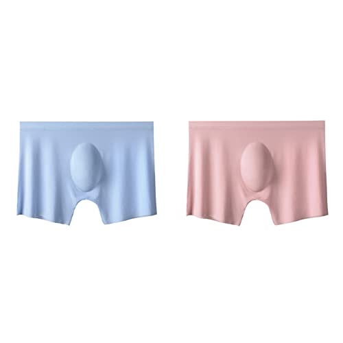 Men Panties Mens Ice Silk Seamless Underwear Solid Color Ultra-thin