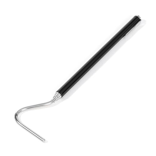Image of AQUANEAT Reptile Snake Hook, 40inch Extendable Stainless Steel Snake Stick with Non-Slip Handle