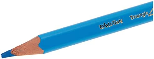 BIC Kids Evolution Triangle Coloured Pencils, Ideal for Small Kids 2 Years and Up, Extra Resistant, 12 Pack image 4