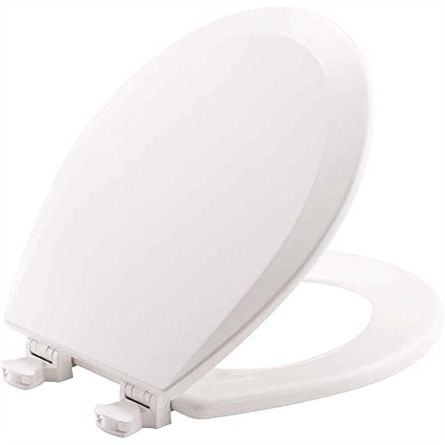 Bemis Lift-Off Round Closed Front Toilet Seat in White
