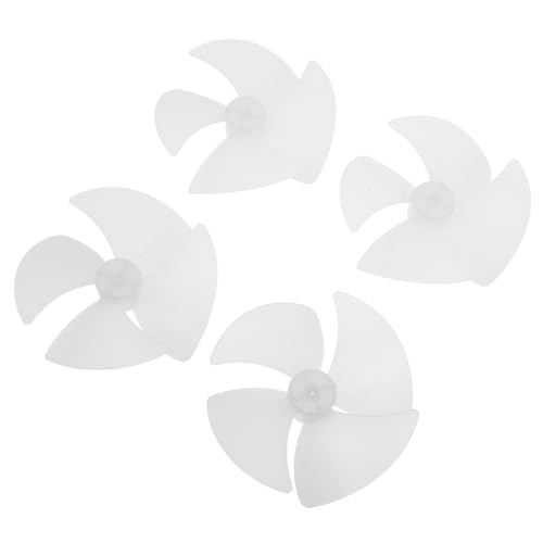 ZUNOXAZ 4 Piezas Aspas de Ventilador de Plástico para Motor Eléctrico Recambio para Horno Microondas de Repuesto para Ventilación y Refrigeración de Motores Accesorio Duradero para Equipos