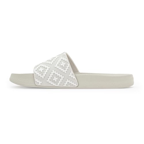 Image of Red Tape Womens Sliders in Slate Blue | Casual Pool Sliders | SLATE BLUE | 3 UK