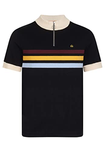 Merc of London Homme Brooke Pullover Sweater, Noir, M EU