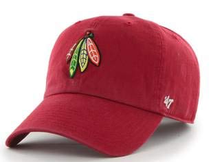 Gorra Snapback Ajustable Chicago Blackhawks Roja miniatura 1