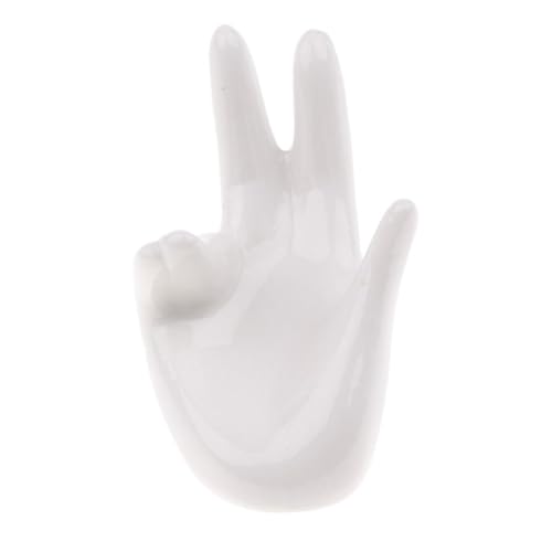 GOOHOCHY Elegant Ocarina Instrument Display Ceramic Hand Rest for Flute Accessories