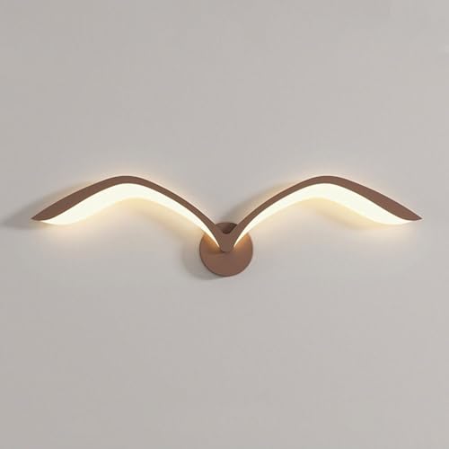AOIOOI Modern Creative Bird Wall Sconce, LED Flying Seagull Shape
