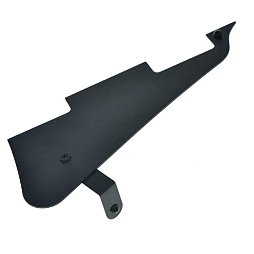 Dopro Golpeador de metal de aluminio anodizado LP para guitarra eléctrica con soporte negro para...