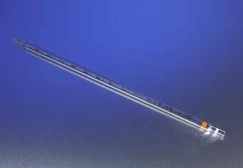 Pyrex 5 mL Reusable Serological Pipets, for Cotton Plugging, TD, Color-Coded, Colored Markings