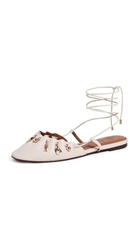 Madewell Womens x Shopbop Gaia Ballet Flats Vintage Ivory 7.5 Medium US