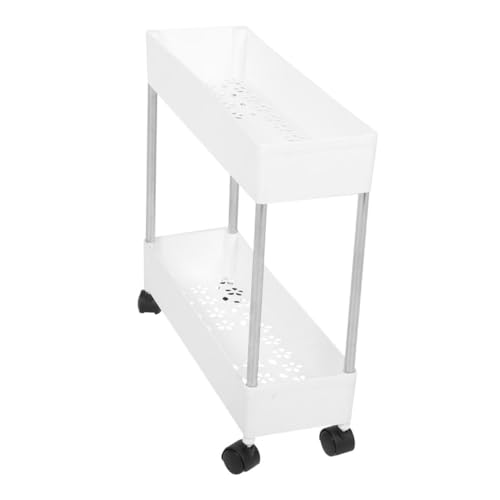 Balacoo Carro Utilitario Rodante De Varios Carrito De Almacenamiento Funcional Reutilizable Estante De Cocina y Oficina Soporte para Carro De Almacenamiento