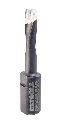 DLTOOLS Domino Bit Cutter,Domino Solid Carbide Bit 6mm Dia,fit for Domino Jointing Machine DF500.