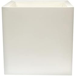 Macetero Barro Gris MACETERO DE POLIETILENO BLANCO 50x50 CM