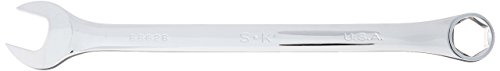 Flash Deals - 60% OFF SK Professional Tools 88628 6-Point Fractional Wrench – Long, 7/8 in. Combination Chrome Wrench with SuperKrome Finish, Made in USA
