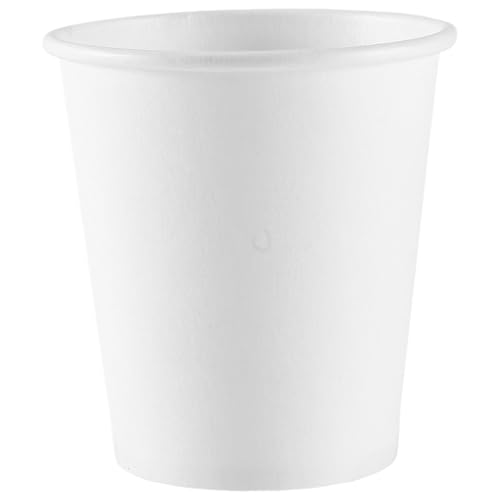 Gobelet en papier blanc robuste 3 oz petit format jetable de qualité - 4