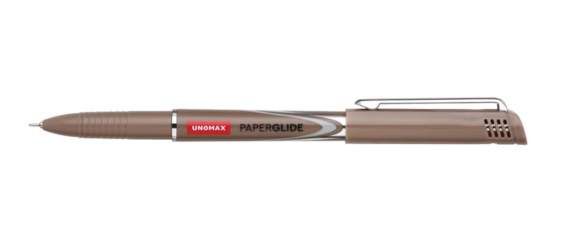 Image of Unomax Paperglide Ball Pen Pack of 10 (Blue) | Elevate Your Writing Experience with Jet-Like Smoothness | 0.7mm Tip Size for Superior Precision | Ideal for Office, School