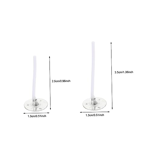 Lurrose 240 mechas preenceradas para hacer velas miniatura 2