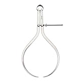 Starrett 79A-12 Solide Außenfedersattel, Stahl, flacher Bein, 0-12 Bereich