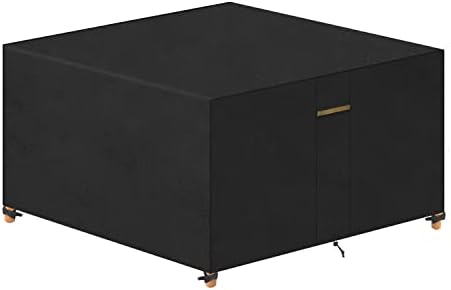 VANSHEIM Patio Furniture Set Cover Square Outdoor Furniture Sectional Sofa Set Covers Patio Table and Chairs Covers Waterproof Patio Conversation Set Cover 78 Inch L x 78 Inch W x 28 Inch H