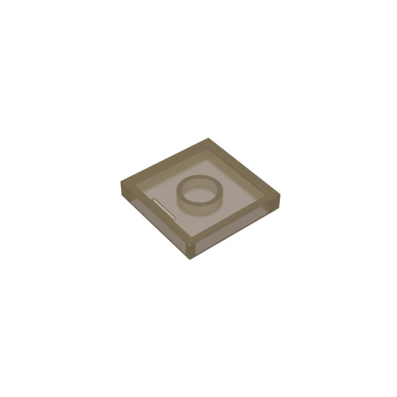 Gobricks 3068 Foundation Plate Tile 2x2 with Groove 50 Pieces GDS-561 Compatible with Lego Building Blocks Color:Trans Black — image 1