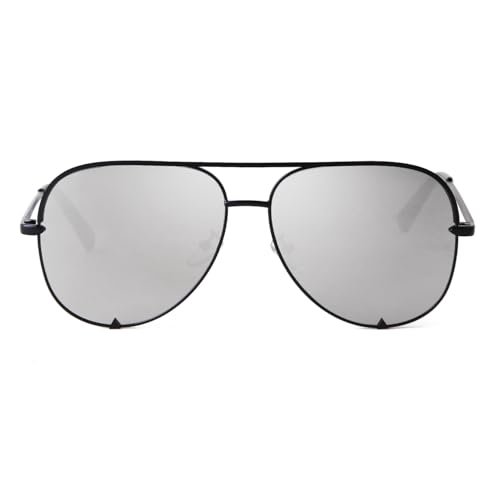 ADE WU Retro Oversized Aviator Sunglasses for Women Classic Black Gold Metal Vintage Big Pilot Sun Glasses4