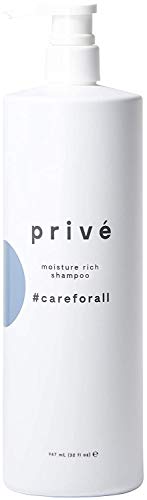 Privé Moisture Rich Shampoo ( 32 Fluid Ounces / 946 Milliliters ) - Give Your Dry and Lifeless Hair a New Lease on Life With Concentrated Hydration Therapy