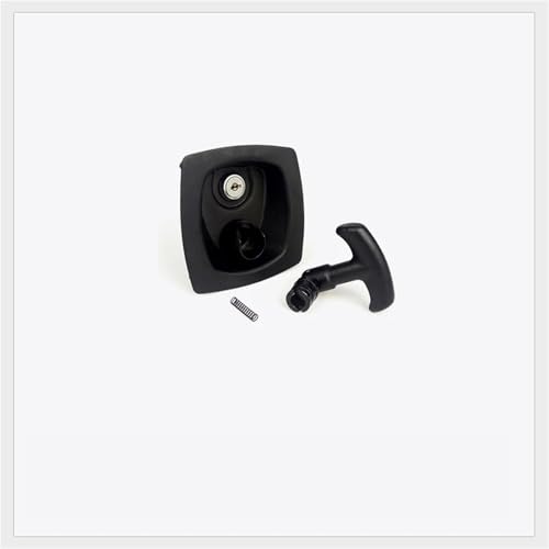 Serrure de type compression en T noire pour armoire industrielle - 4