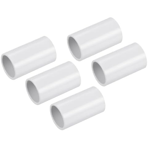 sourcing map 20mm PVC Conduit Couplers Pack of 5 Cover