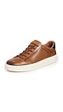 Allen Edmonds Men's Oliver Leather Sneakers, Luggage 230, 14 Medium US