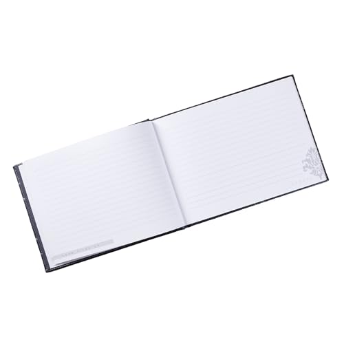 Image of Christian Art Gifts in Loving Memory Guest Book - Grey Padded Faux Leather w /Debossed Cover Design - Condolence Book, Funeral Guest Book, Memorial Sign-in Book for Funerals & Memorial Services