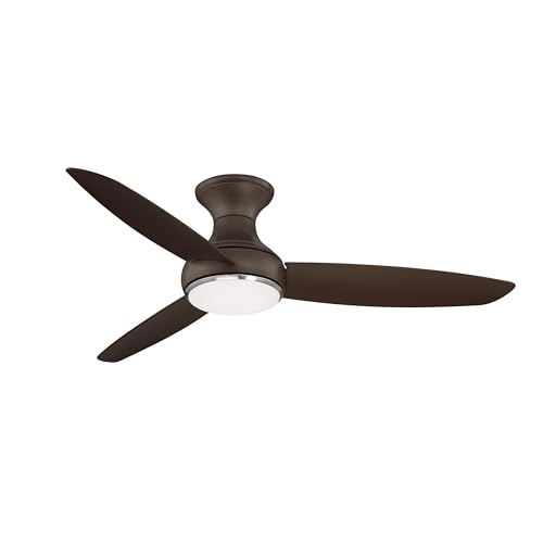 Minka Aire F467L-ORB Concept III - 54 Inch Ceiling Fan with Light Kit, Oil Rubbed Bronze Finish with Oil Rubbed Bronze Blade Finish with Etched Opal Glass