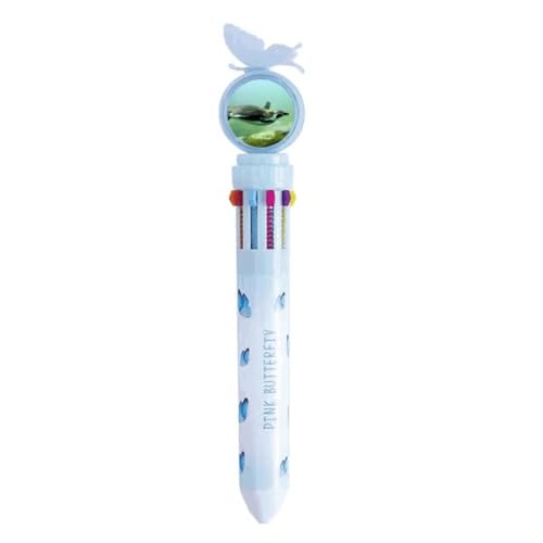 Stylo à bille multicolore antarctique pour illustrer les cahiers de sciences de la nature