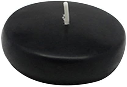 2.25 in. 24 Piece Black Floating Candles