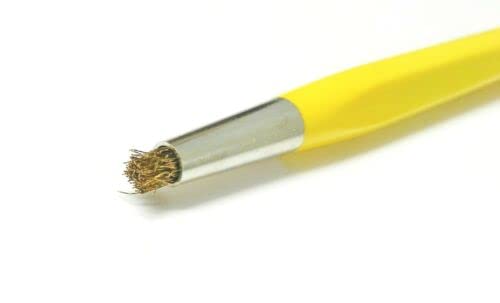 Scratch Brush Pen Style With Retractable Brass Bristles Metal Clay, Tips For Jewelry, Watch, Coin Cleaning, Electronic Applications, Auto Body Work By Jts #TOP3